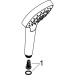 Hansgrohe Handbrause Croma Select E 1jet weiss/chrom