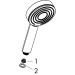 Hansgrohe Handbrause Pulsify Blend 105 1jet Green mattschwarz