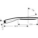 Hansgrohe Handbrause PuraVida 120mm 1jet weiss/chrom