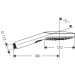 Hansgrohe Handbrause Raindance Select E 120  3jet EcoSmart mattschwarz