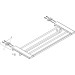 Hansgrohe Handtuchablage mit Handtuchhalter AddStoris brushed bronze