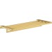 Hansgrohe Handtuchablage mit Handtuchhalter AddStoris polished gold