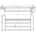 Hansgrohe Handtuchablage mit Handtuchhalter AddStoris mattweiss