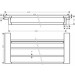 Hansgrohe Handtuchablage mit Handtuchhalter AddStoris mattweiss