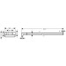 Hansgrohe Handtuchhalter AddStoris zweiarmig mattweiss