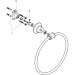 Hansgrohe Handtuchring AXOR Montreux chrom 