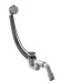Hansgrohe Komplettset Ablauf- und Überlaufgarnitur für Normalwannen Polished Black Chrome