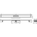 Hansgrohe Komplettset uBox universal für flache Installat.1200mm für DR FS