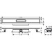 Hansgrohe Komplettset uBox universal für flache Installat.800mm für DR FS