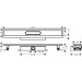 Hansgrohe Komplettset uBox universal für flache Installat.800mm für DR FS