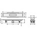 Hansgrohe Komplettset uBox universal für Standardinstall.600mm für DR FS