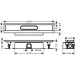 Hansgrohe Komplettset uBox universal für Standardinstall.600mm für DR FS