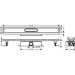 Hansgrohe Komplettset uBox universal für Standardinstall.900mm für DR FS