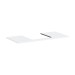 Hansgrohe Konsole Xilesa E 1180x550mm  m.Ausschnitt mittig f.Aufsatzwasch.ge MW