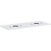Hansgrohe Konsole Xilesa E 1375x550mm  m.2 Ausschnitten f.Aufsatzwasch.o.Hl MW