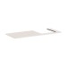 Hansgrohe Konsole Xilesa E 1375x550mm  m.Ausschnitt rechts Aufsatzwasch.ge SBma