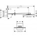 Hansgrohe Kopfbrause 250/250 2jet Axor chrom mit Brausearm