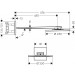 Hansgrohe Kopfbrause 250 2jet Axor chrom mit Brausearm