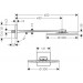 Hansgrohe Kopfbrause 300 1jet Axor chrom mit Brausearm
