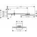 Hansgrohe Kopfbrause 300 2jet Axor chrom mit Brausearm