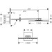 Hansgrohe Kopfbrause 300/300 2jet Axor chrom mit Brausearm