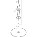 Hansgrohe Kopfbrause 350 1jet Axor BN Deckenmontage