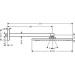 Hansgrohe Kopfbrause 350 1jet Axor BN mit Brausearm