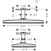 Hansgrohe Kopfbrause 460 1jet Axor chrom Deckenmontage