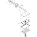 Hansgrohe Kopfbrause 460 1jet Axor chrom mit Brausearm SoftCube
