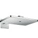 Hansgrohe Kopfbrause 460 3jet Axor chrom mit Brausearm eckig