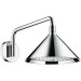 Hansgrohe Kopfbrause Axor Front mit Brausearm chrom