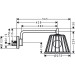 Hansgrohe Kopfbrause Axor Nendo mit Brausearm chrom