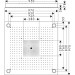 Hansgrohe Kopfbrause Axor Starck ShowerHeaven 970x970mm edelstahl mit Licht