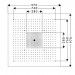 Hansgrohe Kopfbrause Axor Starck ShowerHeaven 970x970mm edelstahl ohne Licht