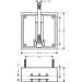 Hansgrohe Kopfbrause Raindance 260x260mm Grundset