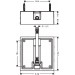 Hansgrohe Kopfbrause Raindance 260x260mm Grundset