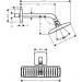 Hansgrohe Kopfbrause Raindance E 240 Air 1jet 251mmx151mm mit Brausearm 240mm chrom
