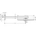 Hansgrohe Kopfbrause Raindance E 300 1jet  EcoSmart mit Brausearm 390mm MSW