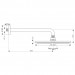 Hansgrohe Kopfbrause Raindance S 300 2jet EcoSmart 300mm mit Brausearm 390mm chrom