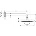 Hansgrohe Kopfbrause Raindance Select S 240 2jet EcoSmart 240mm Brausearm 390mm chr.