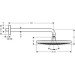 Hansgrohe Kopfbrause Raindance Select S 300 2jet 300mm Brausearm 390mm weiss/chrom