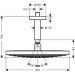 Hansgrohe Kopfbrause Raindance Select S 300 2jet 300mm Deckenmontage chrom