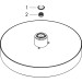 Hansgrohe Kopfbrause Rainfinity 250 1jet EcoSmart 9 l/min Deckenmont.mattschwarz