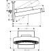 Hansgrohe Kopfbrause Rainfinity 250 1jet Wandmontage chrom
