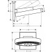 Hansgrohe Kopfbrause Rainfinity 250 3jet Wandmontage mattweiss