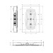 Hansgrohe Kopfbrause Rainmaker rechteckig chrom ohne Licht