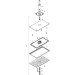 Hansgrohe Kopfbrause Rainmaker Select 460 1jet EcoSmart Deckenmontage weiss/chrom