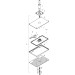 Hansgrohe Kopfbrause Rainmaker Select 460 3jet Deckenmontage schwarz/chrom