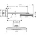 Hansgrohe Kopfbrause Rainmaker Select 460 3jet EcoSmart weiss/chrom mit Brausearm 450mm