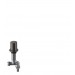 Hansgrohe Küchen-Geräteabsperrventil Brushed Black Chrome